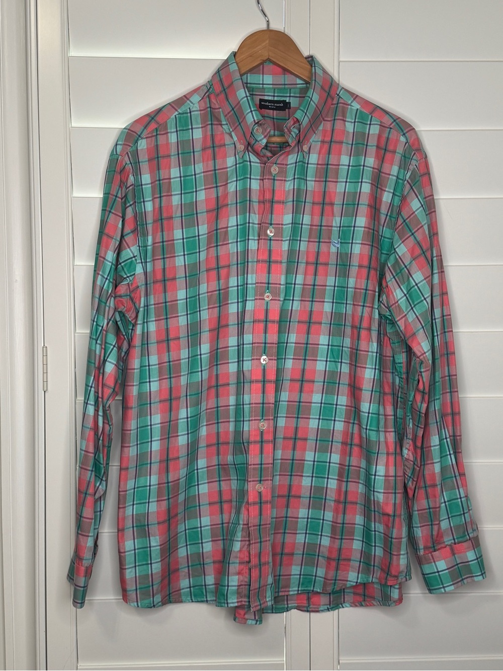 Southern Marsh Button Down Shirt Size Large